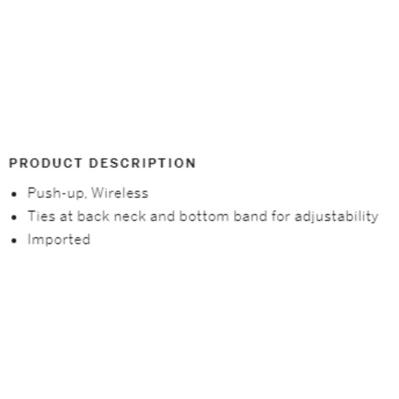 NWT PINK Victoria's Secret XL Amber Clay Bikini Push-up Top V Front Itsy Bottom - Picture 11 of 16